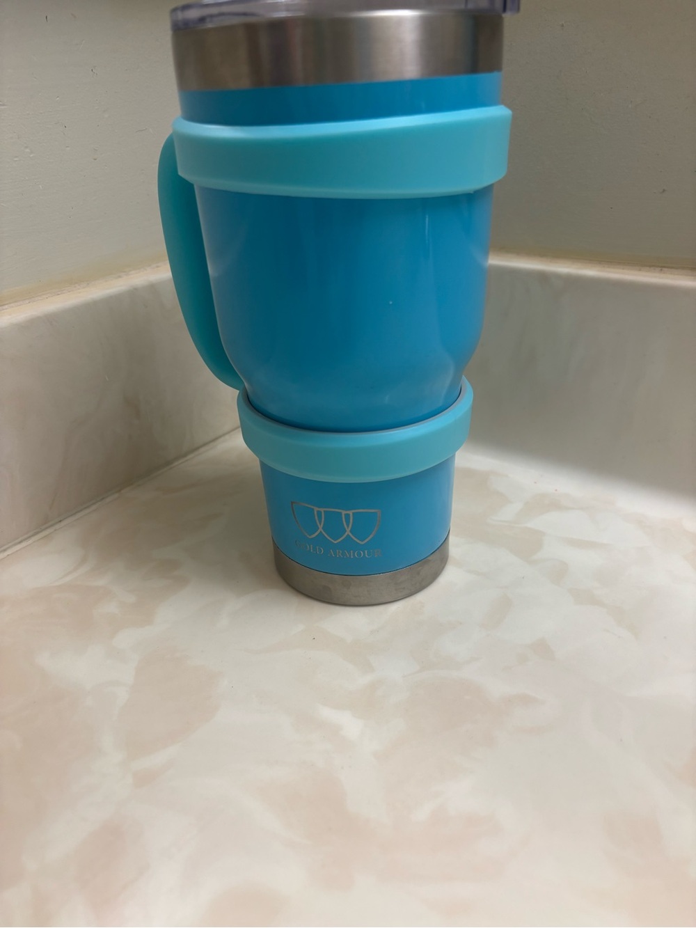 Turquoise Insulated Travel Mug
